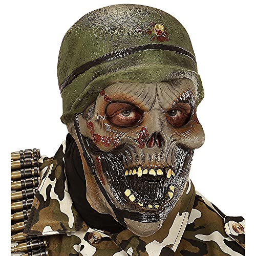 WIDMANN 00397 - Zombie Máscara Soldado para adultos , color/modelo surtido
