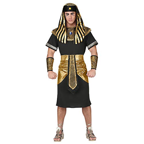 WIDMANN- Costume Faraone da Uomo Disfraces, Color negro, size medium 50/52 (WDM07942)
