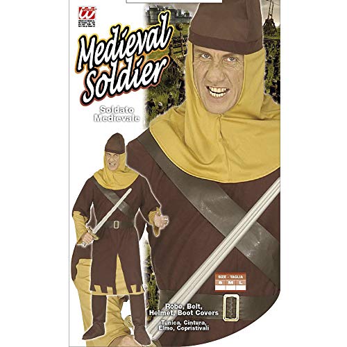 WIDMANN Widman - Disfraz de soldado medieval para hombre, talla XL (3256S)