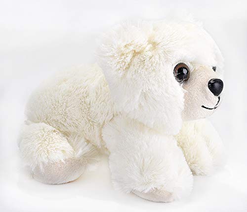 Wild Republic Hug'ems Plush, Polar Bear Baby Cuddly Soft Toy, 18 cm Oso Peluche para bebé, Color (16246)