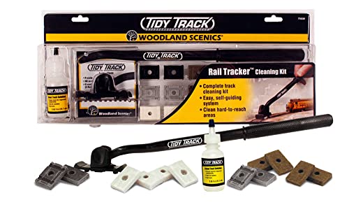 WOODLAND SCENICS TT4550 WOOU4550 Tidy Track Rail Tracker Kit de Limpieza