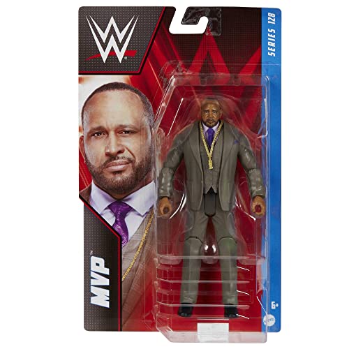 WWE Figura MVP, muñeco articulado de juguete (Mattel HDD12)