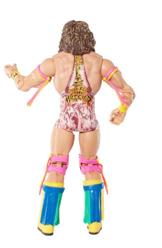 WWE Wrestling Elite Series 26 Ultimate Warrior Figure (Includes Authentic Ring Attire)