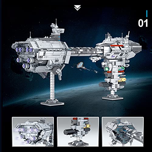 WWEI MAC Escort Moc - Estera espacial (2070 piezas, compatible con Lego Star Wars Nebulon-B Frigate)