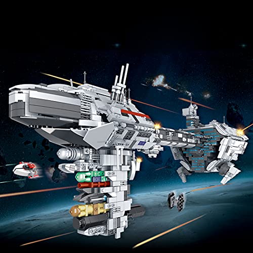WWEI MAC Escort Moc - Estera espacial (2070 piezas, compatible con Lego Star Wars Nebulon-B Frigate)