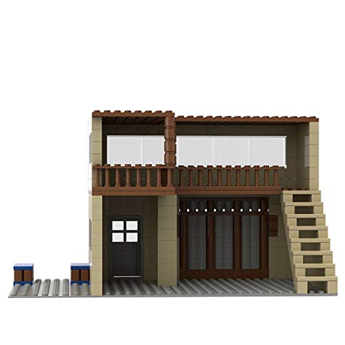 WWEI Modelo de edificio militar de campo de batalla simulado, juego de juguetes para minifiguras de soldados, bloques de construcción, accesorios para armas, compatible con Lego