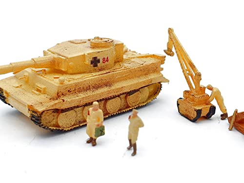 Z 1:220 Escala Figuras Iberplace 10012 II GM Wehrmacht Alemana con Tanque Africa Corps