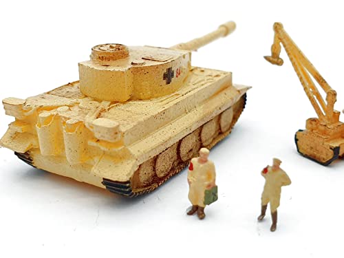 Z 1:220 Escala Figuras Iberplace 10012 II GM Wehrmacht Alemana con Tanque Africa Corps