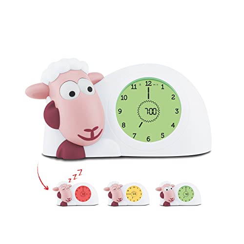 Zazu Sam ZA-SAM-3 - Despertador infantil, diseño de oveja, color rosa