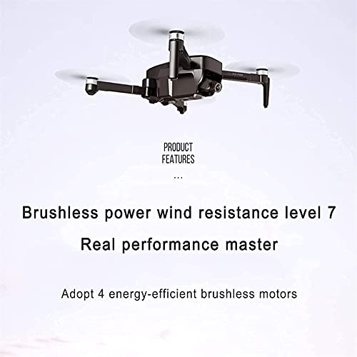 ZCZZ Drone Plegable con cámara, Video en Vivo, cuadricóptero, cardán de 3 Ejes con cámara 4K, Foto de 40 MP, Tiempo de Vuelo de 30 Minutos, Transferencia de imágenes 5G, posicionamiento por GPS,