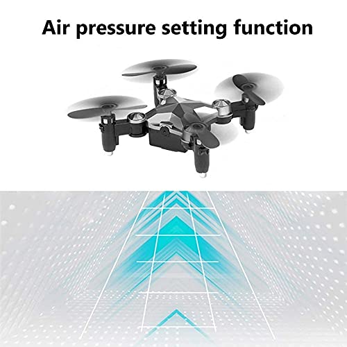 ZCZZ RC Quadcopter, Mini Drone Plegable con cámara para niños Principiantes, presión de Aire, Transferencia de imágenes por WiFi móvil, Modo sin Cabeza, Volteretas 3D, devolución de una tecla par