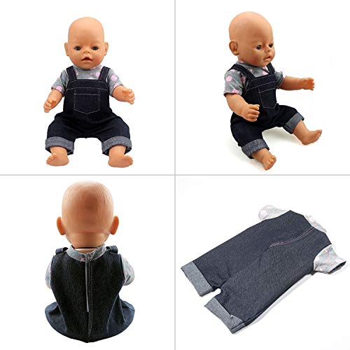 ZOEON Ropa de Muñecas para New Born Baby Doll, Trajes para Muñecas Bebés 35-43 cm