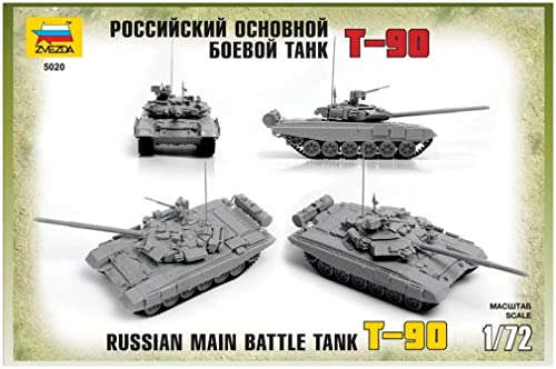 Zvezda 1/72 Rusia Tanque de Batalla Principal T-90 # 5020