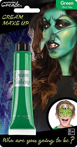 28ml Crema Cara & Body Paint Fancy Dress Party Maquillaje Accesorio - Verde