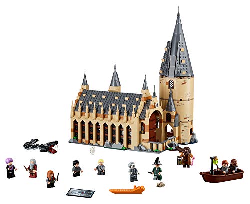 75954 LEGO Harry Potter Hogwarts Gran Salón 878 Piezas Edad 9+ y una Minifigura de la serie Harry Potter (figura aleatoria)