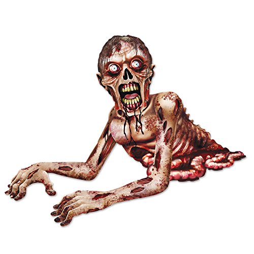 A Beistle Creation 573 Crawler zombie articulado, Papel, Multicolor