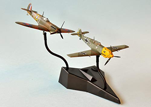 Airfix - Kit con Pinturas, Aviones Spitfire 1A BF 109E (Hornby A50135)