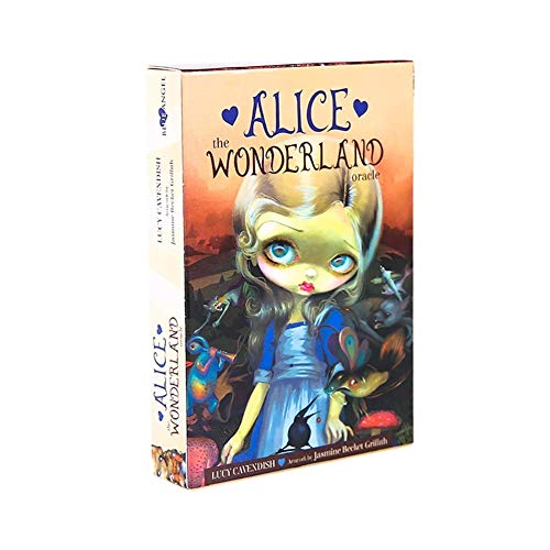 Alice: The Wonderland Tarjetas Oracle Tarjetas Tarot Card Adivinación Divinación Entretenimiento Tabla de Mesa Tablero Deck Games Family Tarjetas de Juego,Type 1,Tarot Card