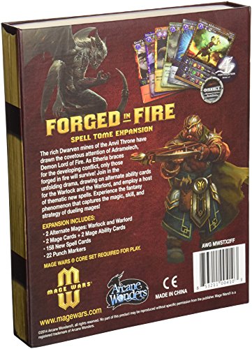 Arcane Wonders Mage Wars Forged in Fire Juego de Mesa