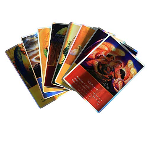 Arcángel holográfico Oracle Tarjetas Tablero Tablero Tablero Deck Juegos Tarot Tarjetas Divinacion Fate Tarjeta Tarjeta Familia Familia Regalo,Only Tarot,Standard