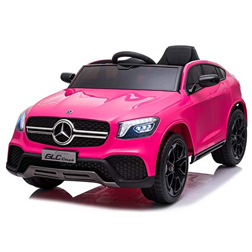 ATAA Mercedes GLC Coupe Edition - Rosa - Coche eléctrico para niños de batería 12v