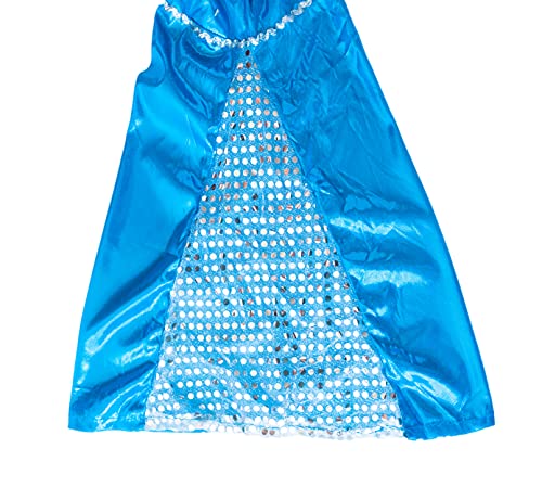 Atosa disfraz disco azul mujer adulto XL