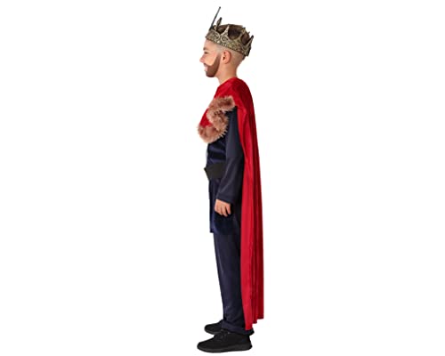 Atosa disfraz rey medieval rojo infantil 3 a 4 años