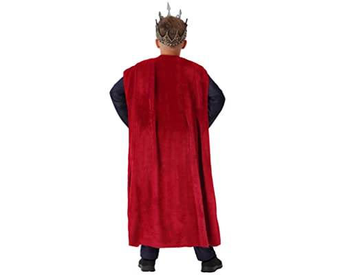 Atosa disfraz rey medieval rojo infantil 3 a 4 años