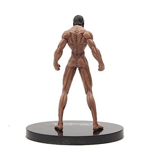 Attack on Titan Eren Jaeger Figura de acción Juguetes Q Versión Clay Man Modelo Muñecas Adornos para niños y niñas