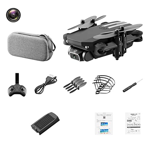 Audivik Mini RC Drone Plegable GPS Quadcopter para Adultos Principiantes, cámara Dual 4K HD, Video en Vivo WiFi, Giro 3D, Retorno de posicionamiento, Modo sin Cabeza, Vuelo de trayectoria, Control d
