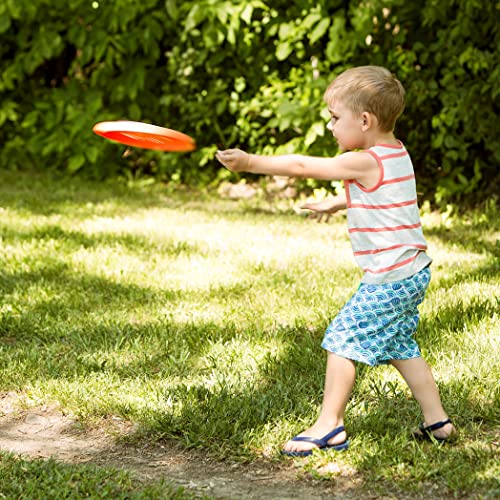 B. Toys voladores – 4 Coloridos frisbees – Disc-Oh-Deportes al Aire Libre niños-Juego Activo-Jardín, Parque, Playa-4 años + (Branford Ltd. BX1937Z)