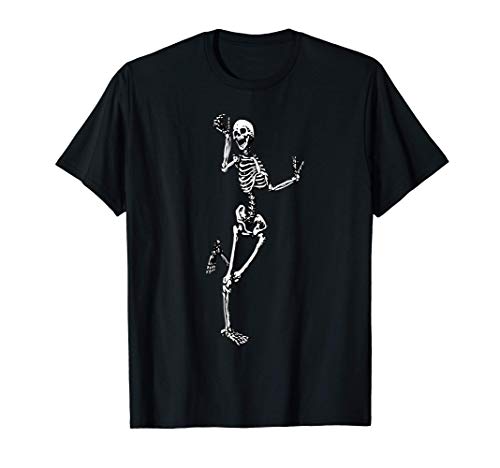 Bailando Esqueleto Vintage Día de los Muertos Halloween 2020 Camiseta