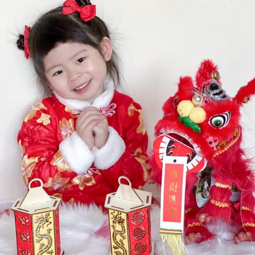 Baker Ross AX861 Kit Linternas Chinas - Paquete de 3, para que los niños pinten, decoren y exhiban para las celebraciones del año nuevo chino