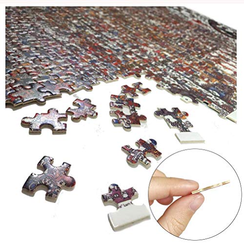 BALIWANLSY Puzzles De 1000 Piezas para Adultos, Montaje De Madera Jigsaw Puzzles, Paisaje De Árbol De Cuatro Estaciones, Arte Moderno