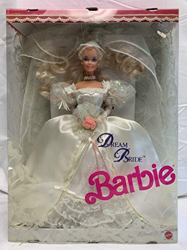 Barbie - Dream Bride Doll - Wedding Romance in Satin + Lace! - 1991 Mattel by