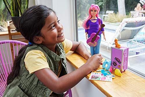 Barbie Muñeca Daisy vamos de viaje con accesorios (Mattel FVV26)