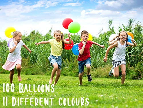 Bastelbär 100 globos de cumpleaños - globos cumpleaños - globos de colores - globos fiesta - globos para fiestas