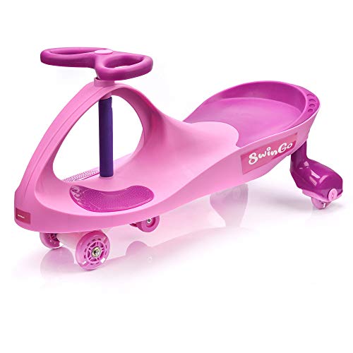 Bicicleta sin Pedales para Niños hasta 20 kg Ultraligera Mini Bici Bebés Infantil Andadores Bebé Equilibrio con Sillín First Bike (SWINGO Pink)
