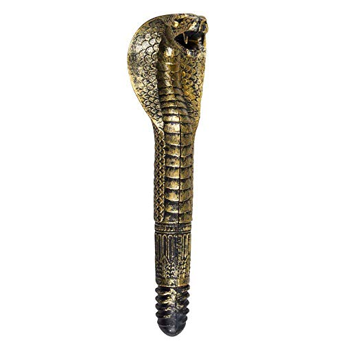 Boland 00798 Zepter - Serpiente (82 cm), Color Negro y Dorado