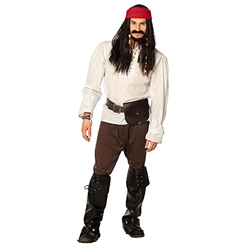Boland 81995 - Cubrebotas para adultos, adecuados para completar el disfraz de pirata o caballero