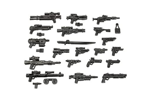 BrickArms Blaster Nova - Juego de armas (21 armas, adecuado para figuras de bloques de construcción)