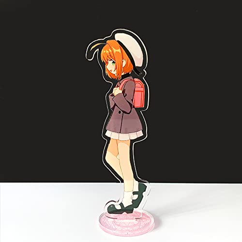 Card Captor Sakura Anime Stand Figure, Card Captor LI SYAORAN AcríLico Personajes Estatua Modelo para niños Anime Fans Regalo 15 cm