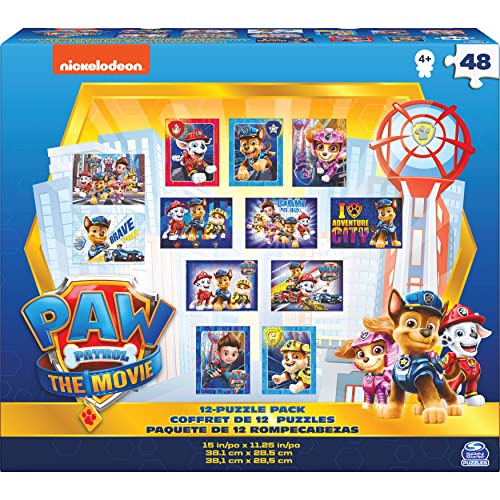 Cardinal Games 12 in 1 Puzzles Paw Patrol 12 en 1, Multicolor (Spin Master Toys Ltd 6041049)