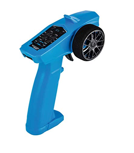 Carson 500500100 500500100 Wheel Start 2.4G - Radio para coche (2,4 G, incluye accesorios, control remoto, receptor, 3 canales, compatible con Tamiya Kit), color azul , color/modelo surtido