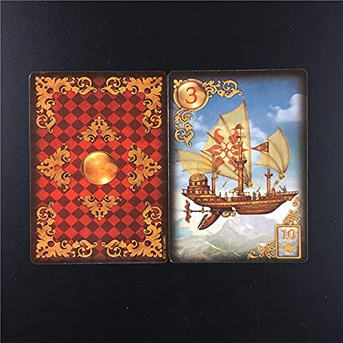 Cartas de oráculo de Lenormand Reuerie Doradas,Gilded Reuerie Lenormand Oracle Cards,Tarot Card,Party Game