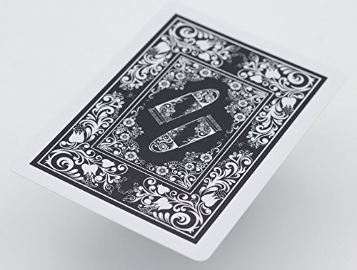 Cartas de Póquer Plástico Platinum Edition con dos personajes de esquina - Juegos de cartas con Jumbo Index - para Texas Holdem Poker