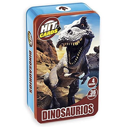 Cartas Educativas Caja Metal Dinosaurios