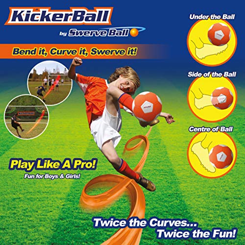 CHTK4-Kickerball, Color Naranja/Blanco (Intersell Ventures LLC 1190)