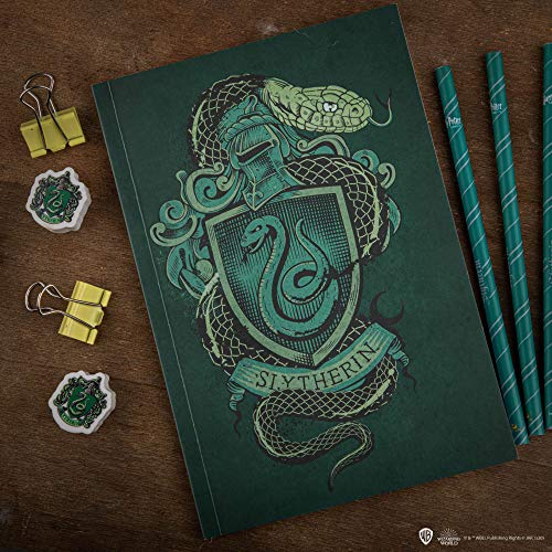 Cinereplicas Harry Potter - Cuaderno Slytherin 120p - Licencia Oficial