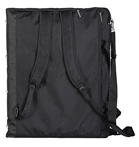 Clairefontaine 90180C sac de transport pour portefeuilles de dessin (60 x 75 x 5 cm), nylon, pratique et robuste, idéal pour transporter vos œuvres d'art) noir